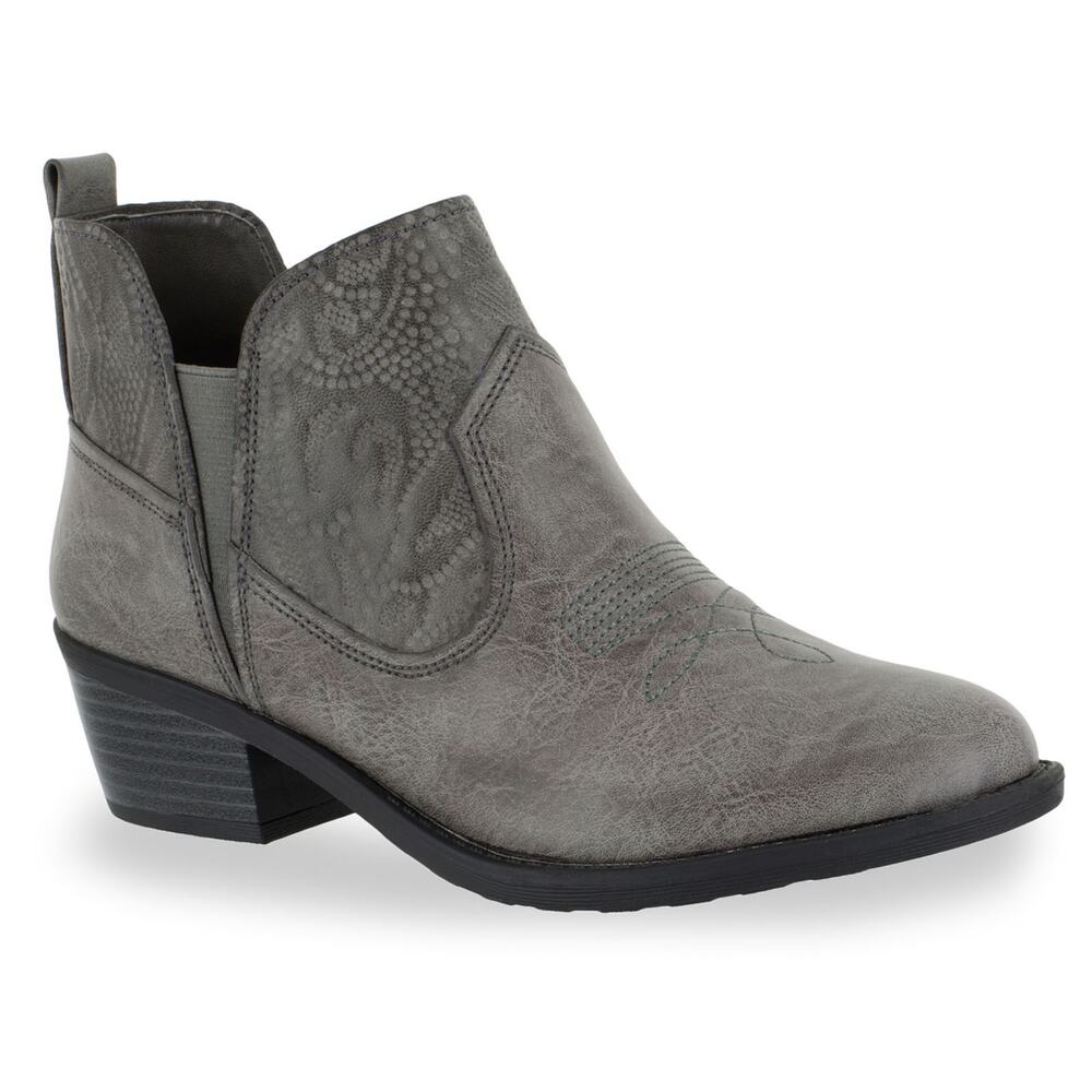 NIB Easy Street Legend Women's Ankle Boots Grey Size 9.5 M - Picture 2 of 11